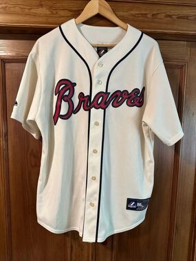 Vintage Atlanta Braves majestic Jersey size large USA made